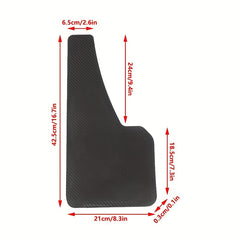 2pcs Carbon Fiber Effect Mud Flaps Splash Guards Car Accessory
