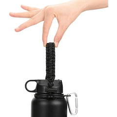 Water Bottle Handle Jumper - Fits 12oz to 64oz Bottles - Safety Ring and Lock