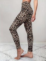 Christmas Snowflake Print Leggings for Women