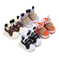 Cartoon Animal Baby Boys Sneakers Lightweight Non Slip Shoes