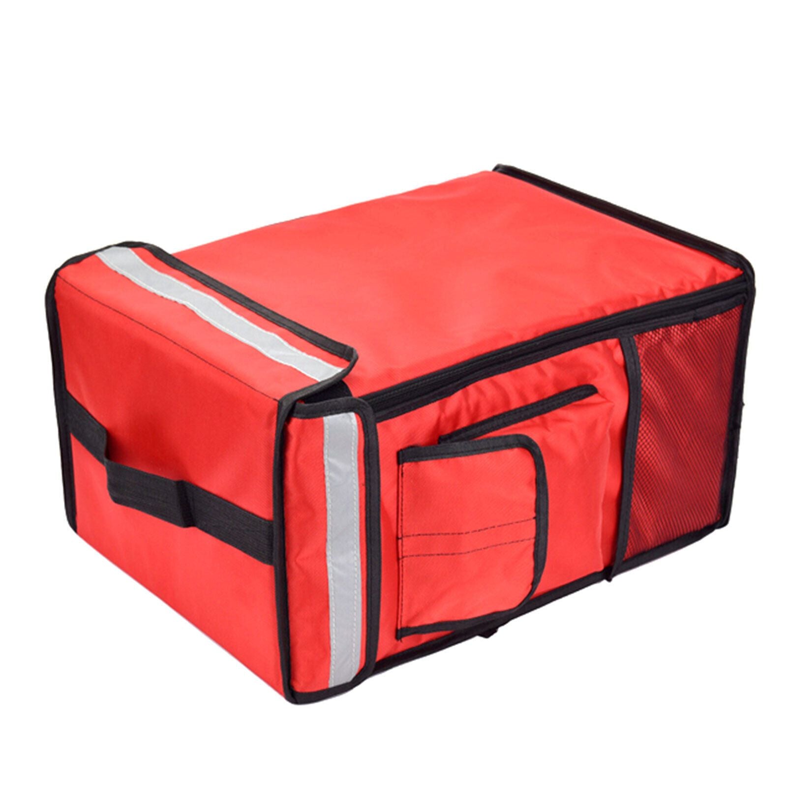 Waterproof Red Backpack with Safety Strip