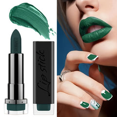 Matte Green Lipstick Waterproof Gothic Makeup Halloween Gift