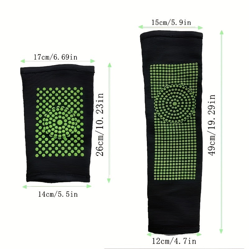 2pcs Wormwood Knee Socks Warm/Cold Knee Protection for Elderly