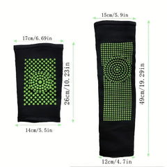 2pcs Wormwood Knee Socks Warm/Cold Knee Protection for Elderly