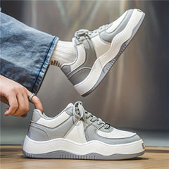 Men's Lace up Contrasting Sneakers Skate Shoes