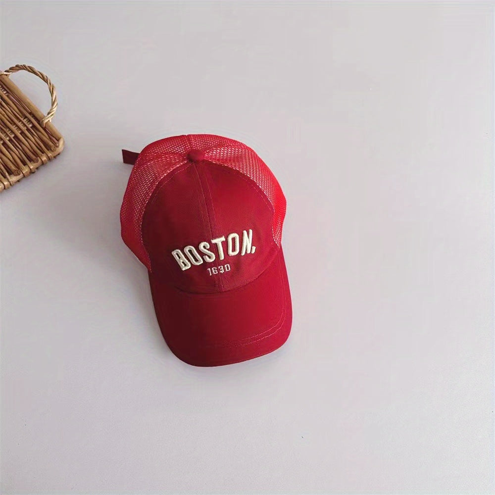 Kids Mesh Cap Breathable Sunshade Baseball Cap