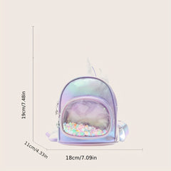 Unicorn Sequin Kindergarten Backpack Large Capacity School Bag