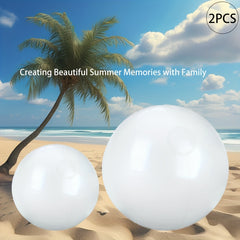 2pcs PVC Inflatable Balls for Outdoor Pool Party