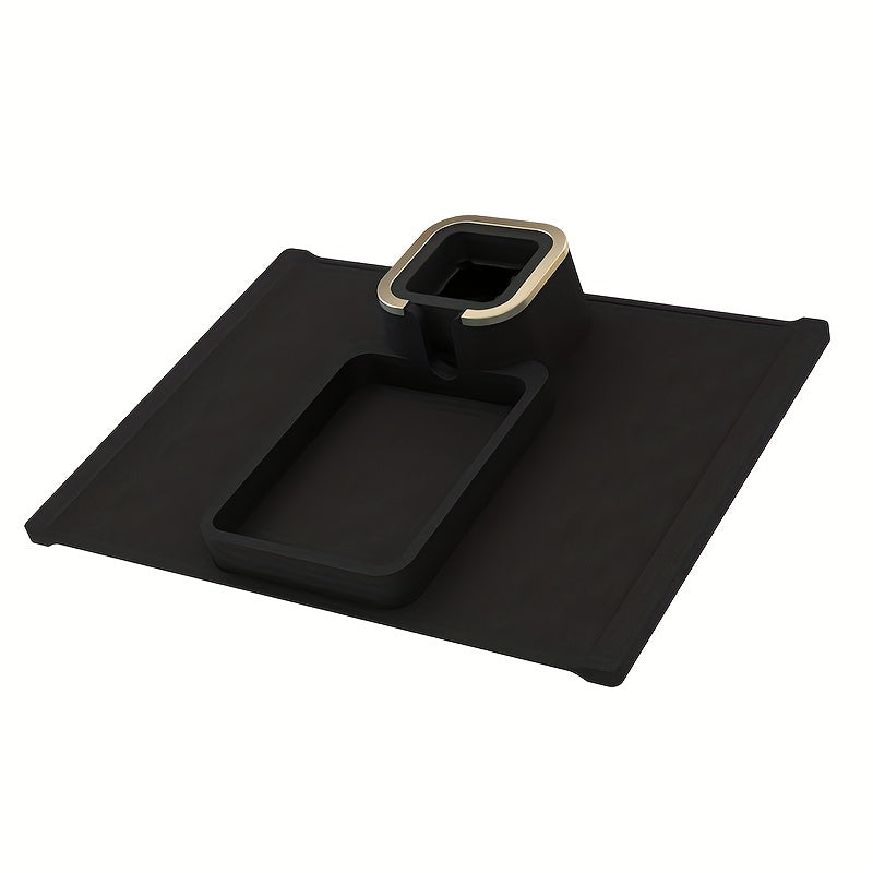 Silicone Cup Holder Coasters for Water Bottle, Spill-proof Drink Storage Tray
