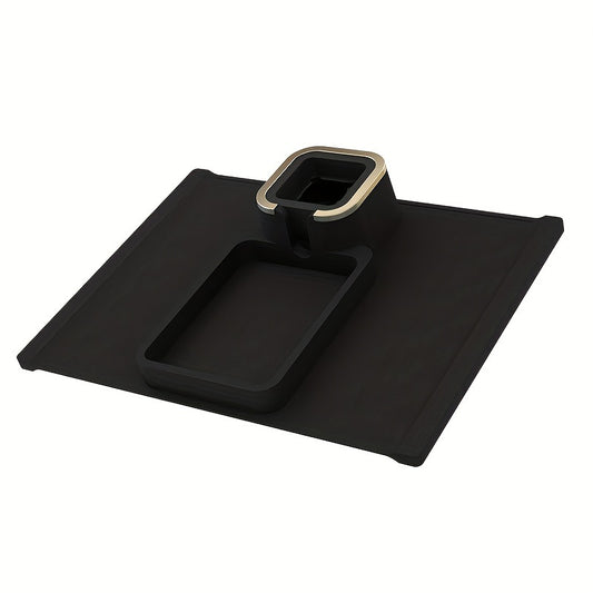 Silicone Cup Holder Coasters for Water Bottle, Spill-proof Drink Storage Tray
