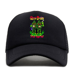 Unisex Sunshade Adjustable Baseball Cap with Embroidery