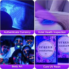 UV Flashlight Ultraviolet Lamp 51 LED Pet Urine Detector