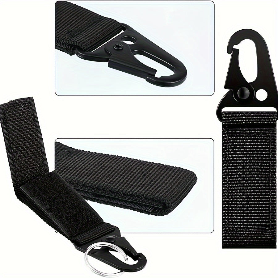 Nylon Webbing Hanging Buckle Eagle Mouth Keychain