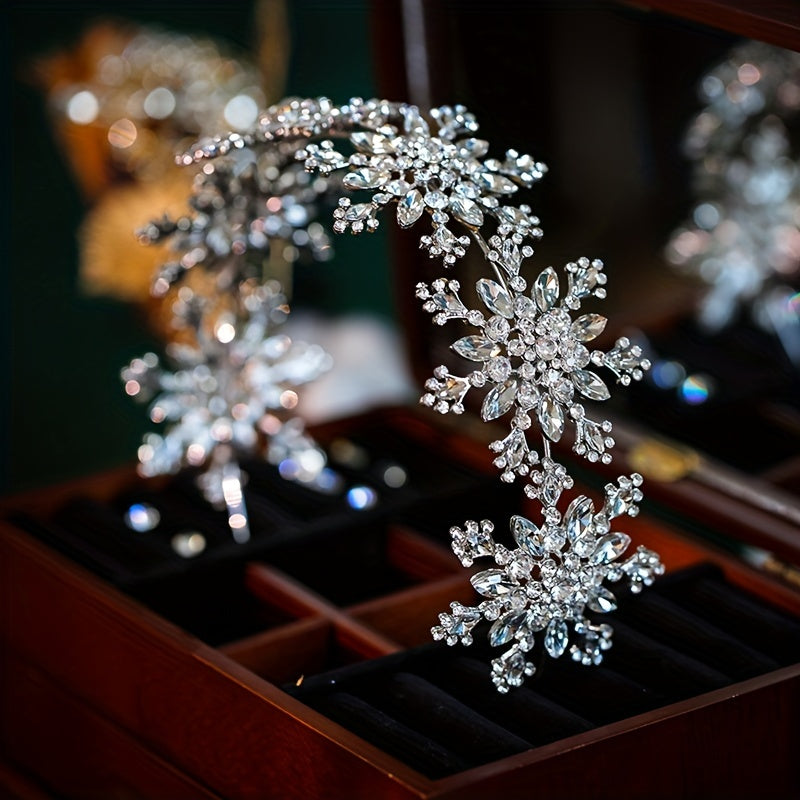 Snowflake Shape Headband Headwear Head Hoop Wedding Hair Accessories Jewelry