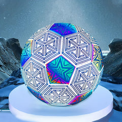 1pc No 5 Reflective Luminous Football for Training and Competition