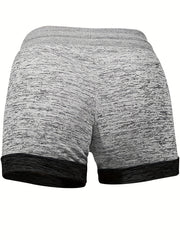 Butterfly Pattern Drawstring Shorts for Women