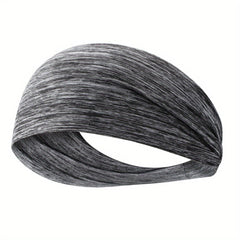 Breathable Elastic Headband Sweat Absorption for Women & Men