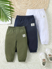 Boys Multicolor Pants Set Comfy Casual Trousers Outfit