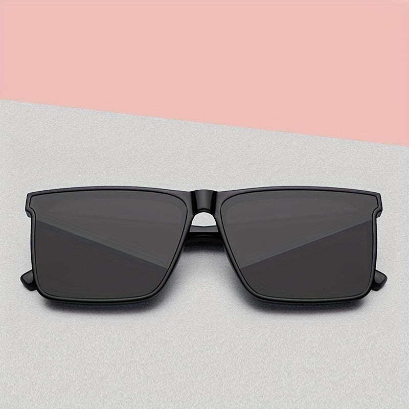 Men's Driving Sunglasses Square Frame Sports Glasses With Glasses Box
