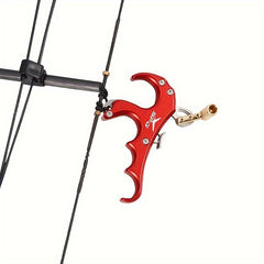 Aluminum 4 Finger Grip Bow Release Aid