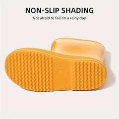 Solid High Top Rain Boots for Kids