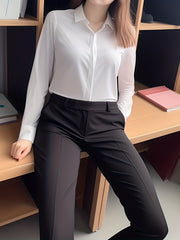 Solid Trouser for Women's Casual & Office Wear