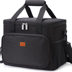 Large Capacity Insulated Lunch Bag Portable Picnic Storage Bag