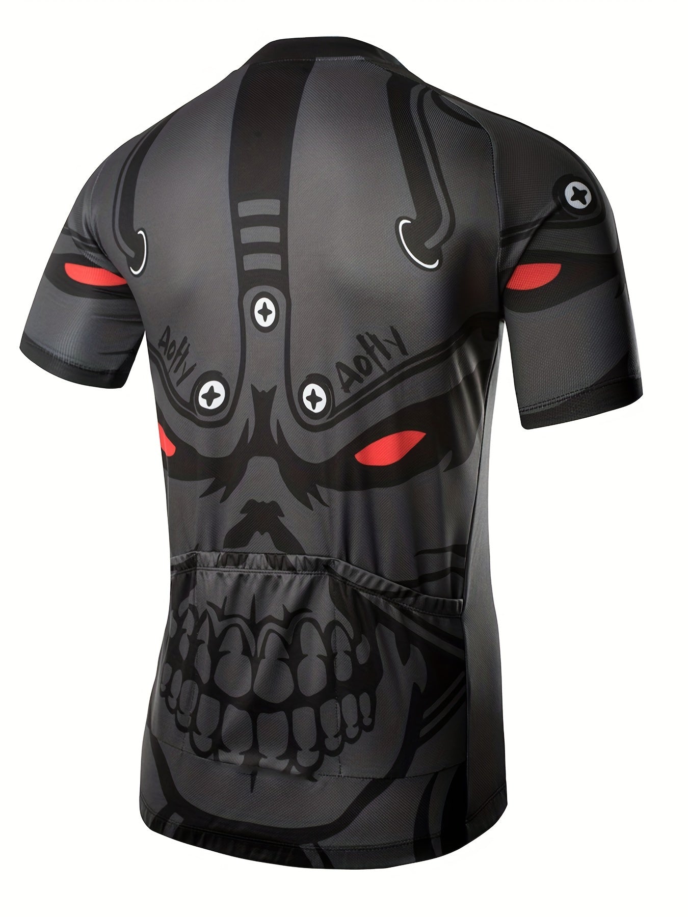 Men's Quick Dry Cycling Jersey with Rear Pocket