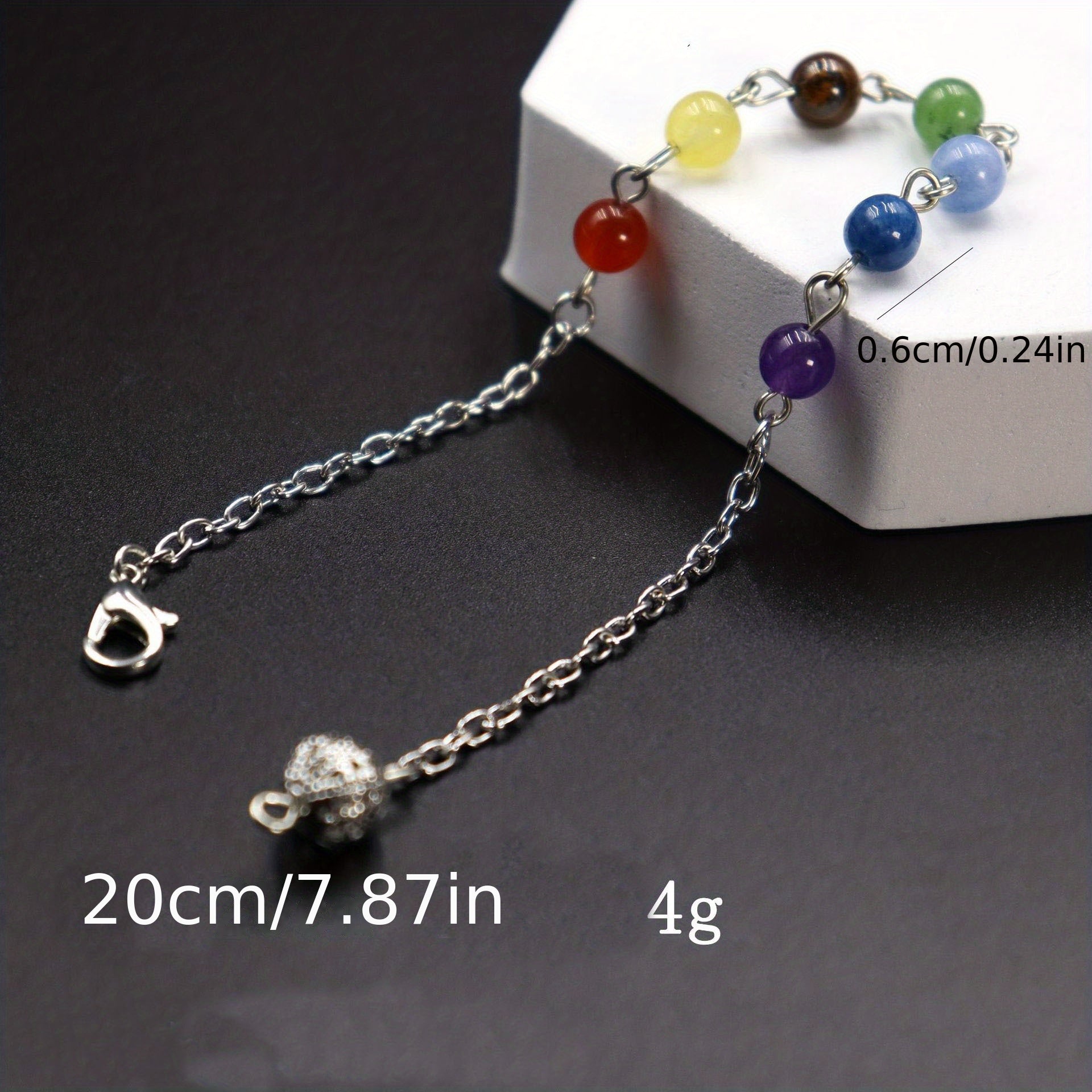 Natural Stone Quartz Gemstone Crystal Pendant for Chakra Balancing & Healing