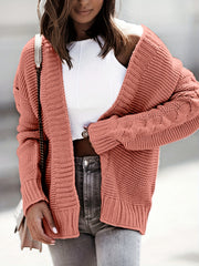 Cable Long Sleeve Cardigan