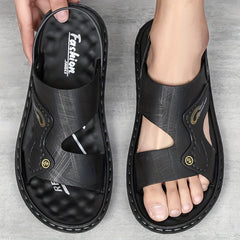 Men's Casual Hollow Out Sandals Non Slip Open Toe Shoes