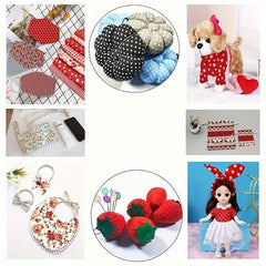 7pcs Patchwork Cloth Strips for DIY Hand Sewing Gift