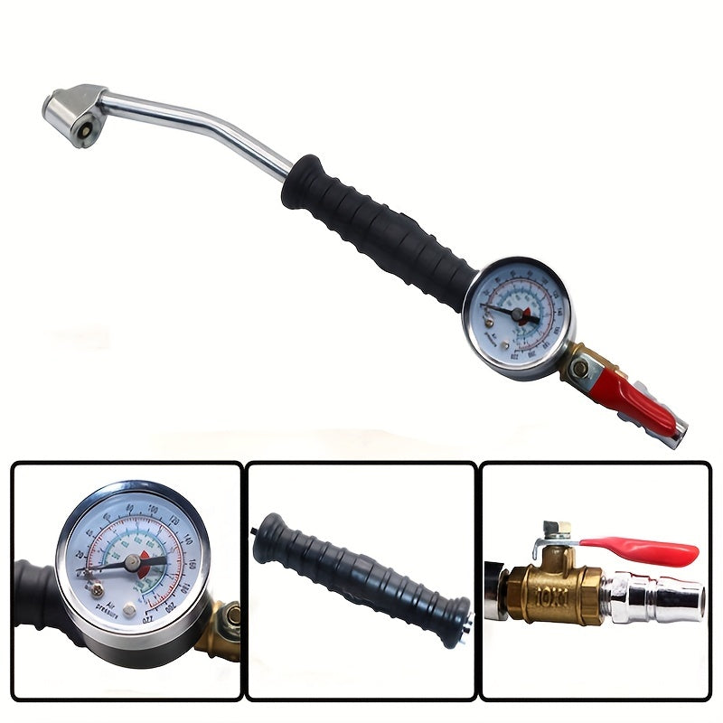 Swing Handle Barometer Tire Inflator