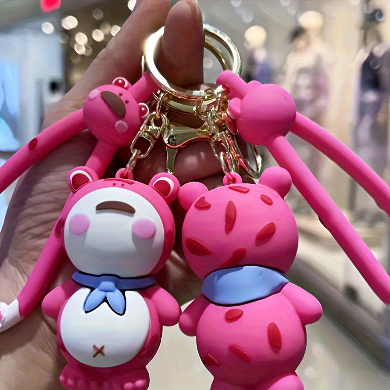 Cartoon Frog Silicone Doll Key Chain Keyring Pendant