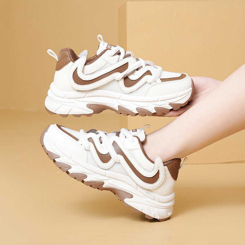 Thick Sole Chunky Sneakers Non Slip Dad Shoes