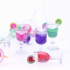 4pcs Dollhouse Fruit Cocktails Home Decoration Party Supplies