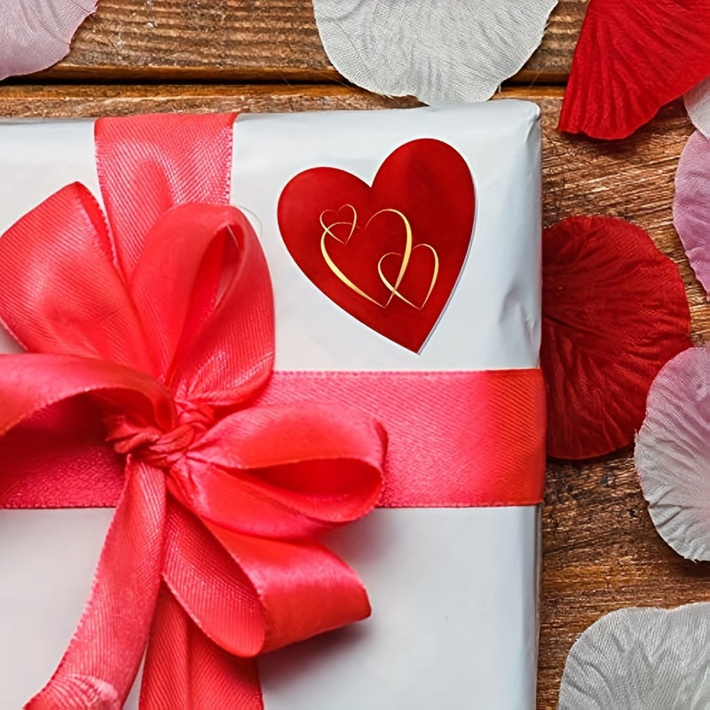 500pcs Thank You Love Stickers Holiday Decoration Gift Series