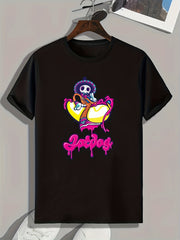 Skull Cartoon Print Men's Graphic T shirt Casual Comfy Tees For Summer