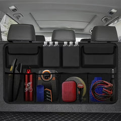 Car Trunk Storage Bags Rear Seat Car Storage Box w/ 8 Large Bags