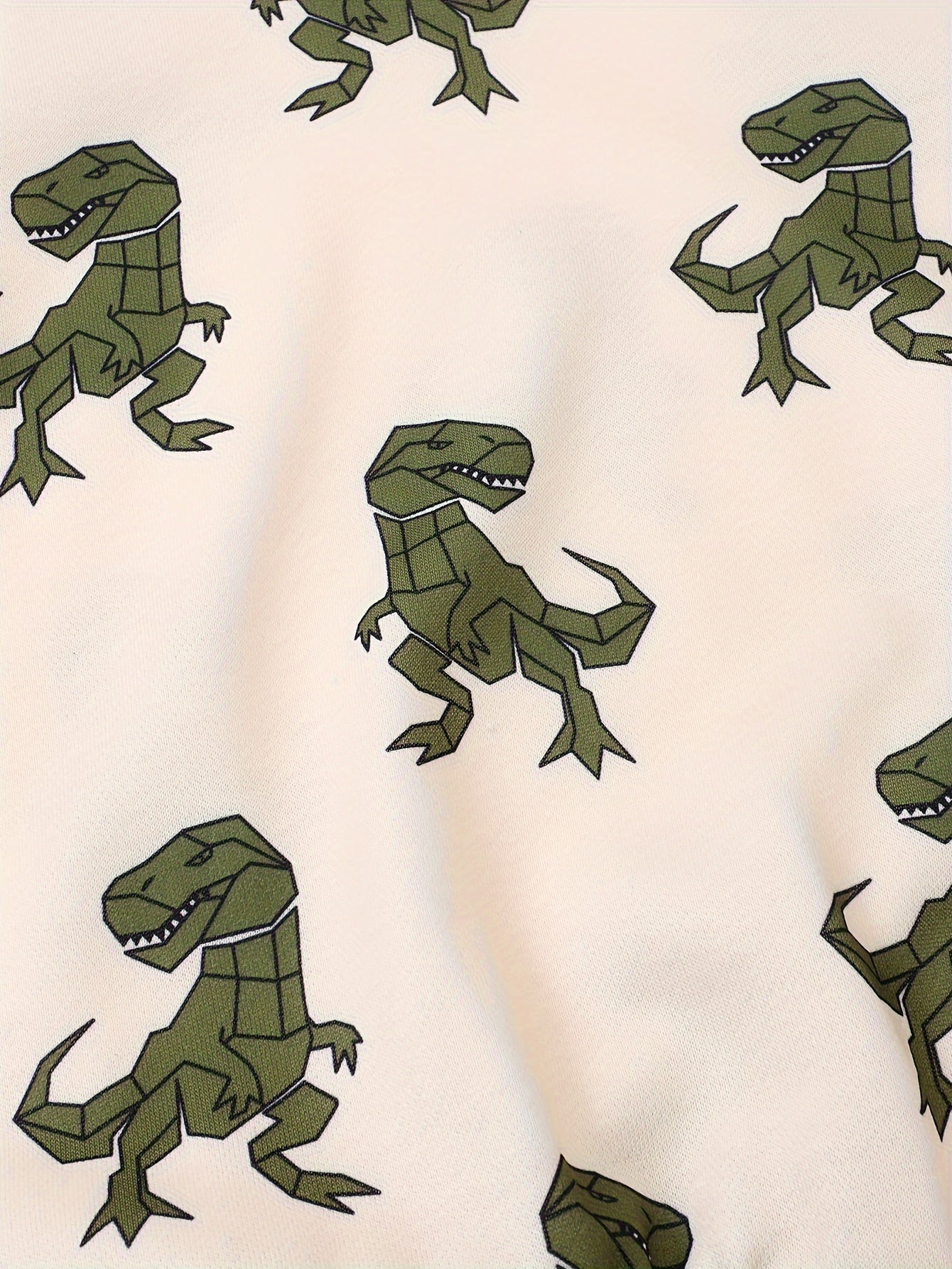Dinosaur Pattern Sweatshirt Boys Long Sleeve Pullover Top