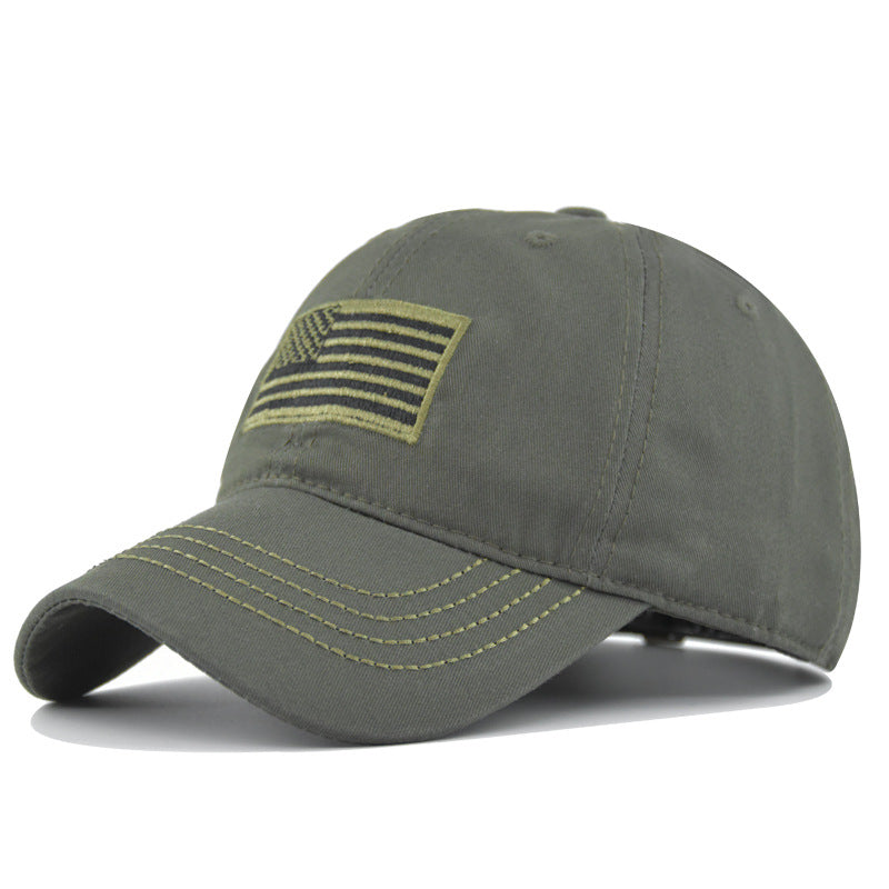 Camouflage Wash Mountaineering Cap for Kids Women Men