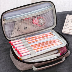 Large Capacity Pencil Case Handheld Stationery Case