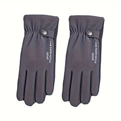 Winter Fleece Lined Warm Gloves Touch Screen Anti Slip Waterproof Thermal