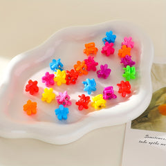 30pcs Baby Girls Flowers Shaped Claw Clips Hair Accessories