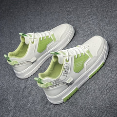 Men's Lace-up Skate Shoes Sporty Low Top Sneakers