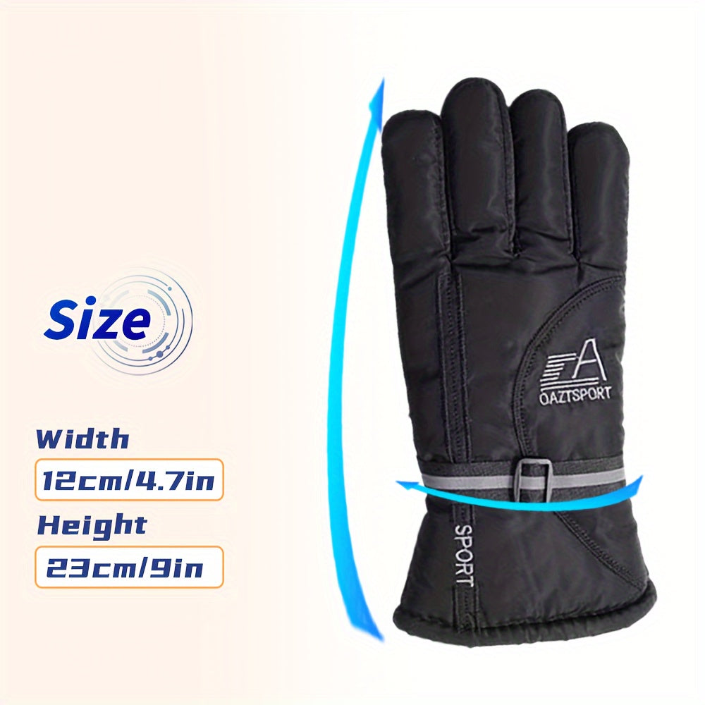 Men's Winter Ski Gloves Touch Screen Thermal Warm Cycling Running Hiking Texting