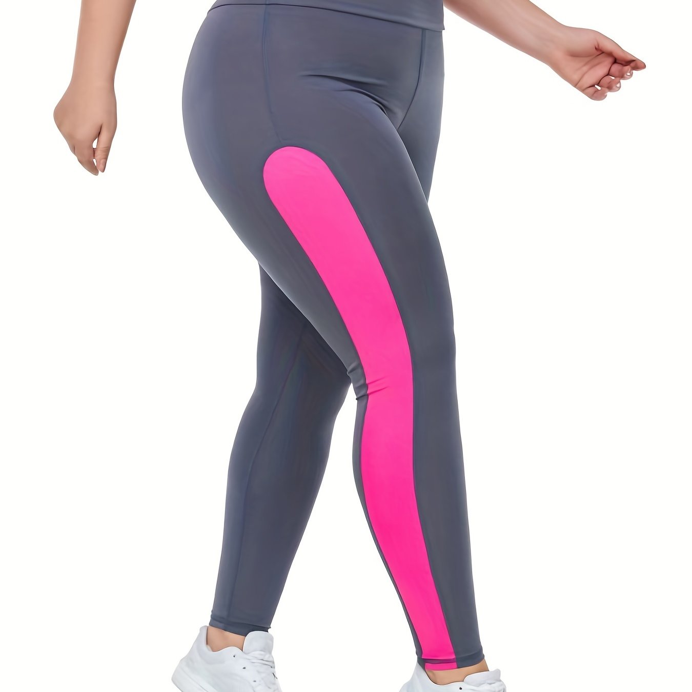 Contrast Panel High Rise Leggings