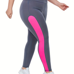 Contrast Panel High Rise Leggings