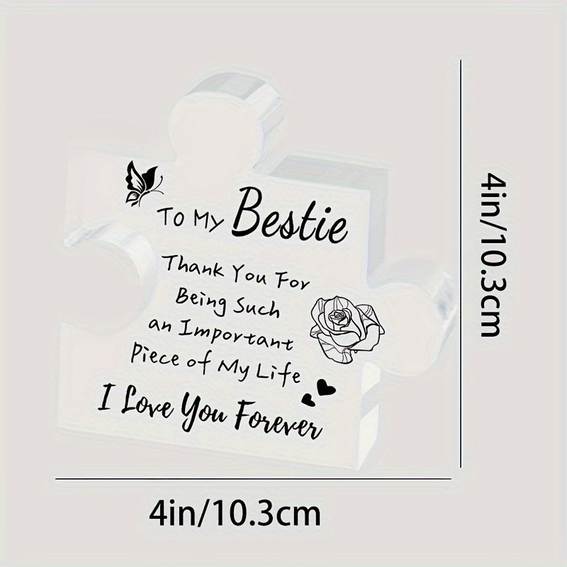 Acrylic Besties Desktop Ornaments - Birthdays Halloween Christmas Gifts