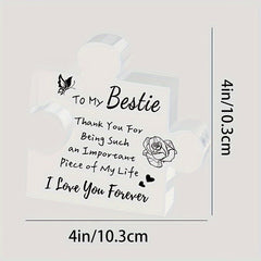 Acrylic Besties Desktop Ornaments - Birthdays Halloween Christmas Gifts